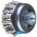 PFERD Skålborstar med gänga, virad tråd POS TBG 65/M14 CT INOX 0,50